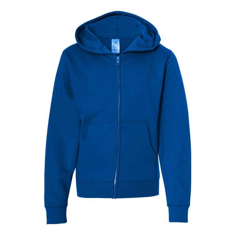 Midweight Full-Zip Hooded Sweatshirt